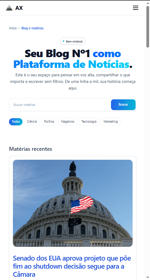 Thumb do projeto Blog App